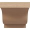 Ekena Millwork 4"W x 4"D x 4"H Wide Newport Rough Cedar Woodgrain TimberThane Corbel, Primed Tan CORUR04X04X04NEWRCPR - alternate 2